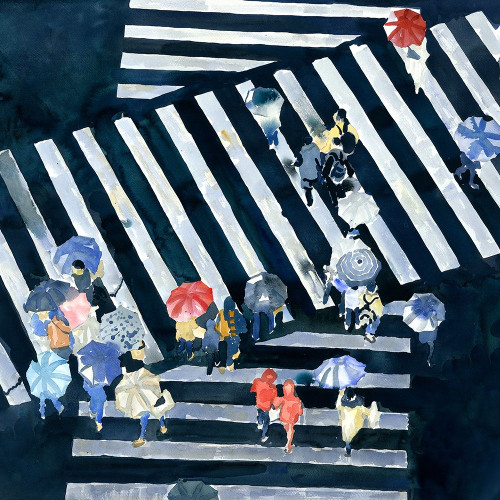 MAIN STREET Poster Print by Atelier B Art Studio Atelier B Art Studio - Item # VARPDXBEGSTS611